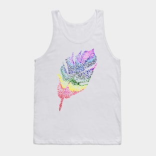 Rainbow Dot Feather Tank Top